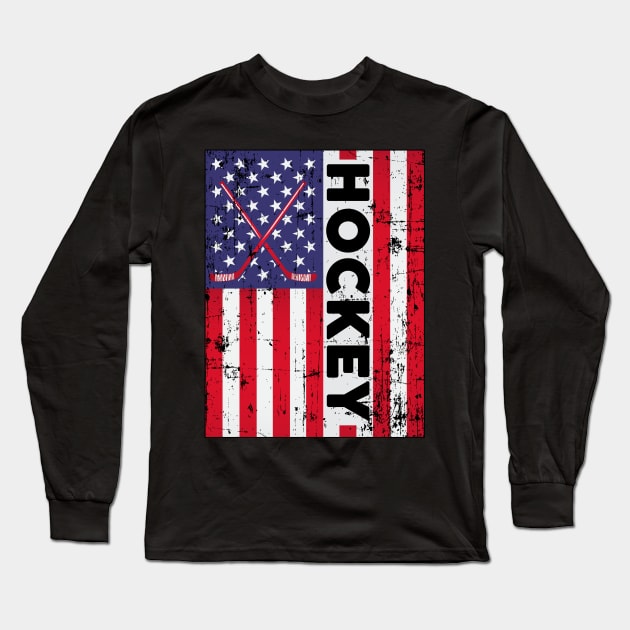 Hockey Ice Hockey Player Sports Long Sleeve T-Shirt by T-Shirt.CONCEPTS